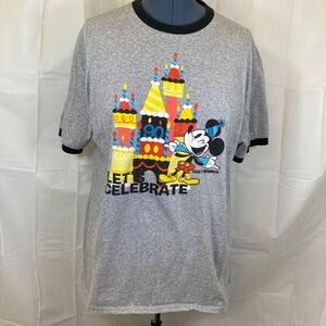 Mickey Mouse 90th Cast Member Only Shirt Sz XL Gray Short Sleeve 2018